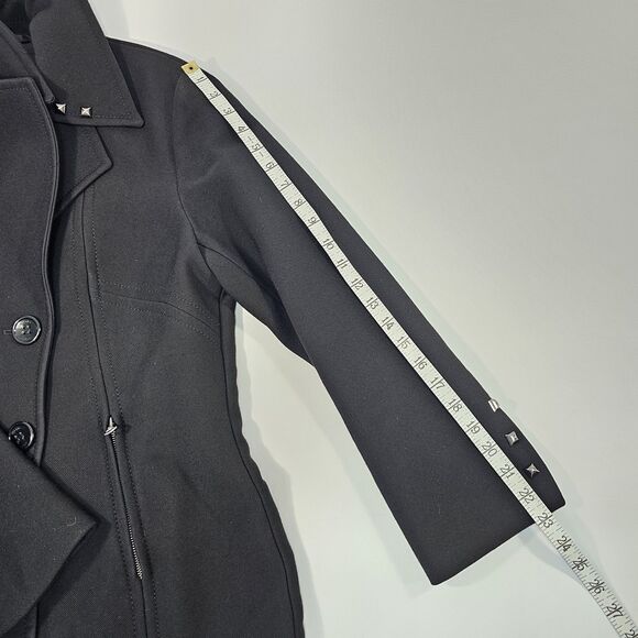 Escada Sport Black Wool Blend Double Breasted Peacoat Women’s Size 42 (L) - Picture 10 of 10
